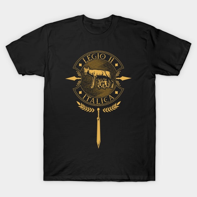 Legio II Italica - Roman Legion T-Shirt by Modern Medieval Design